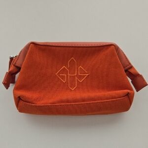 Orange Canvas Pouch